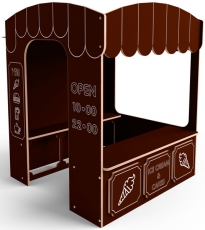 Ігровий будиночок IndigoWood Cafe brown